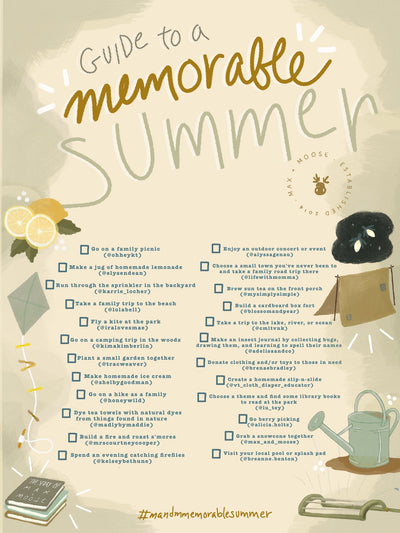 Max + Moose's Guide to a Memorable Summer