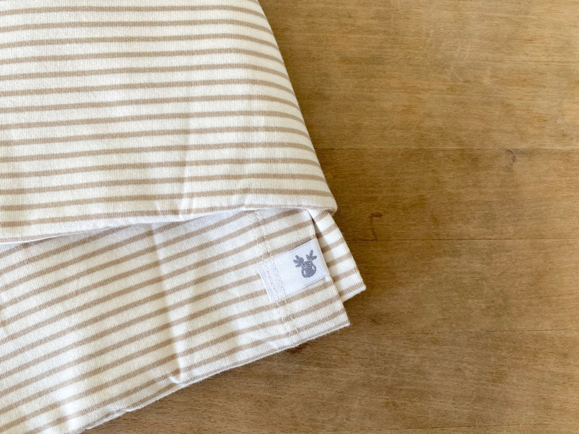 Charlie Micro Stripe Swaddle – max + moose